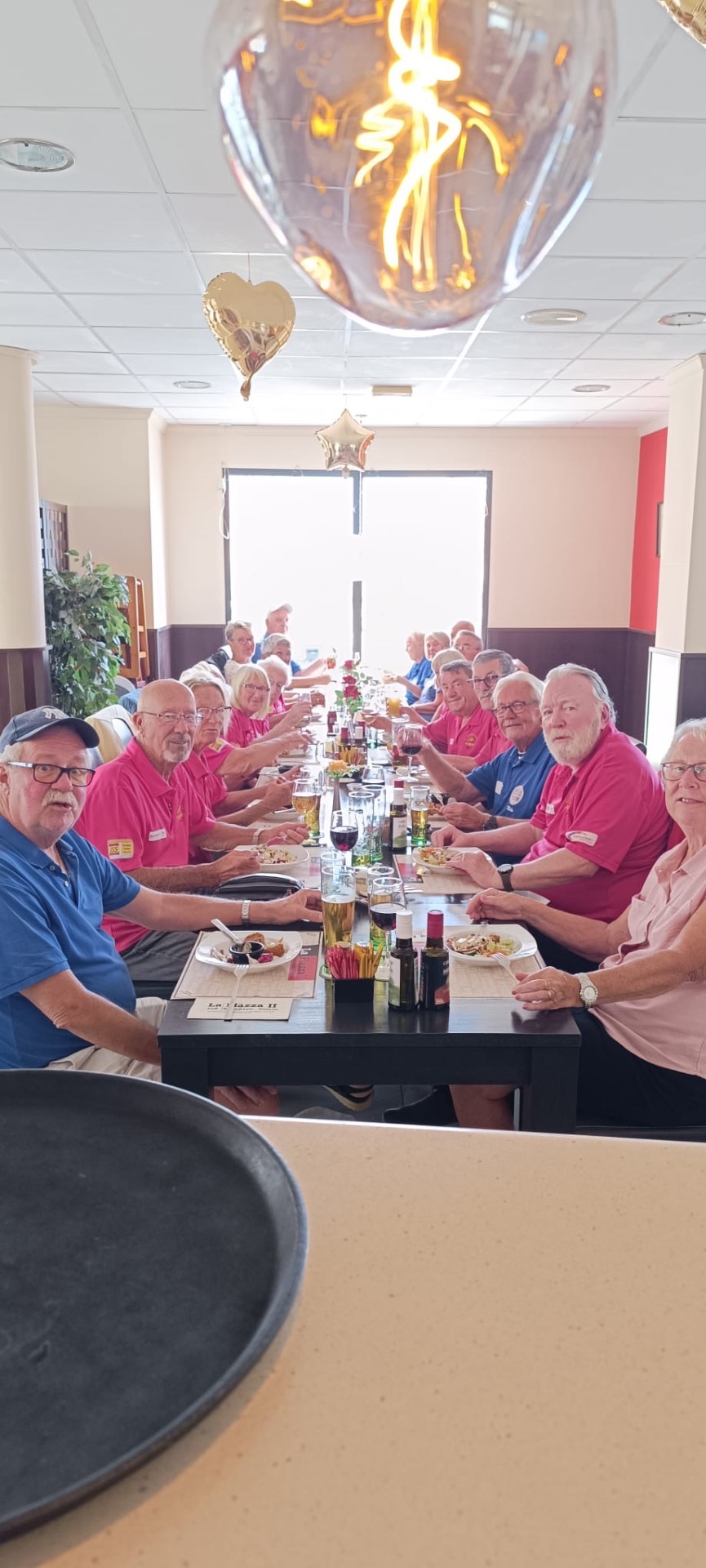 Guests enjoying lunch together