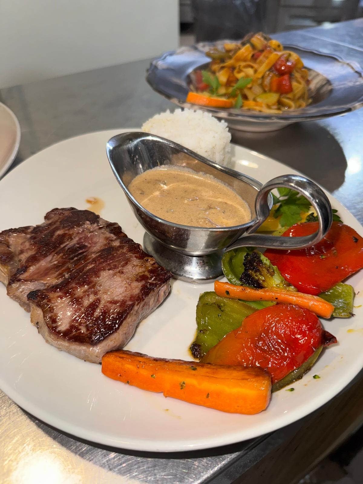 Entrecôte al Pepe Verde