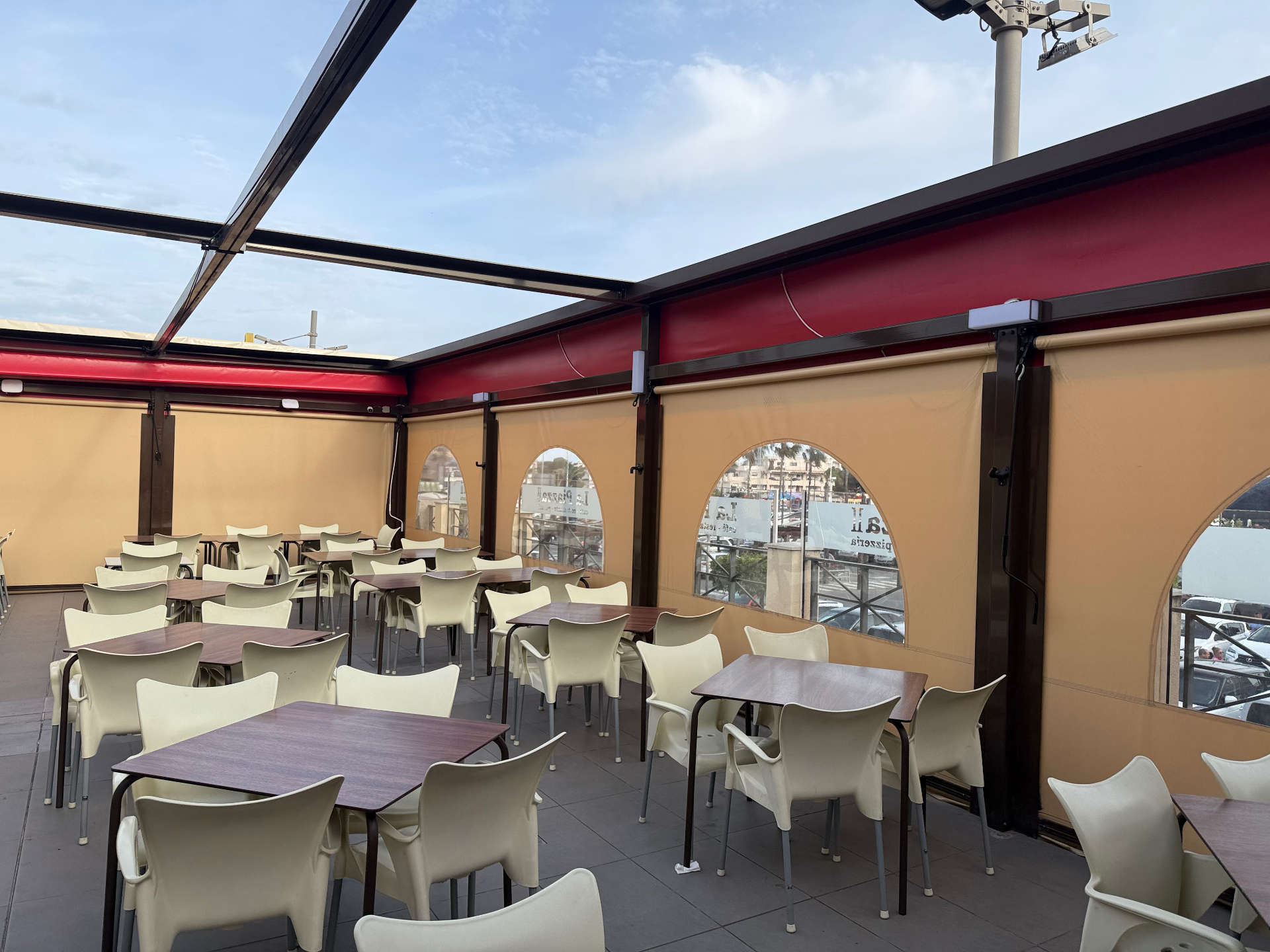 Covered terrace